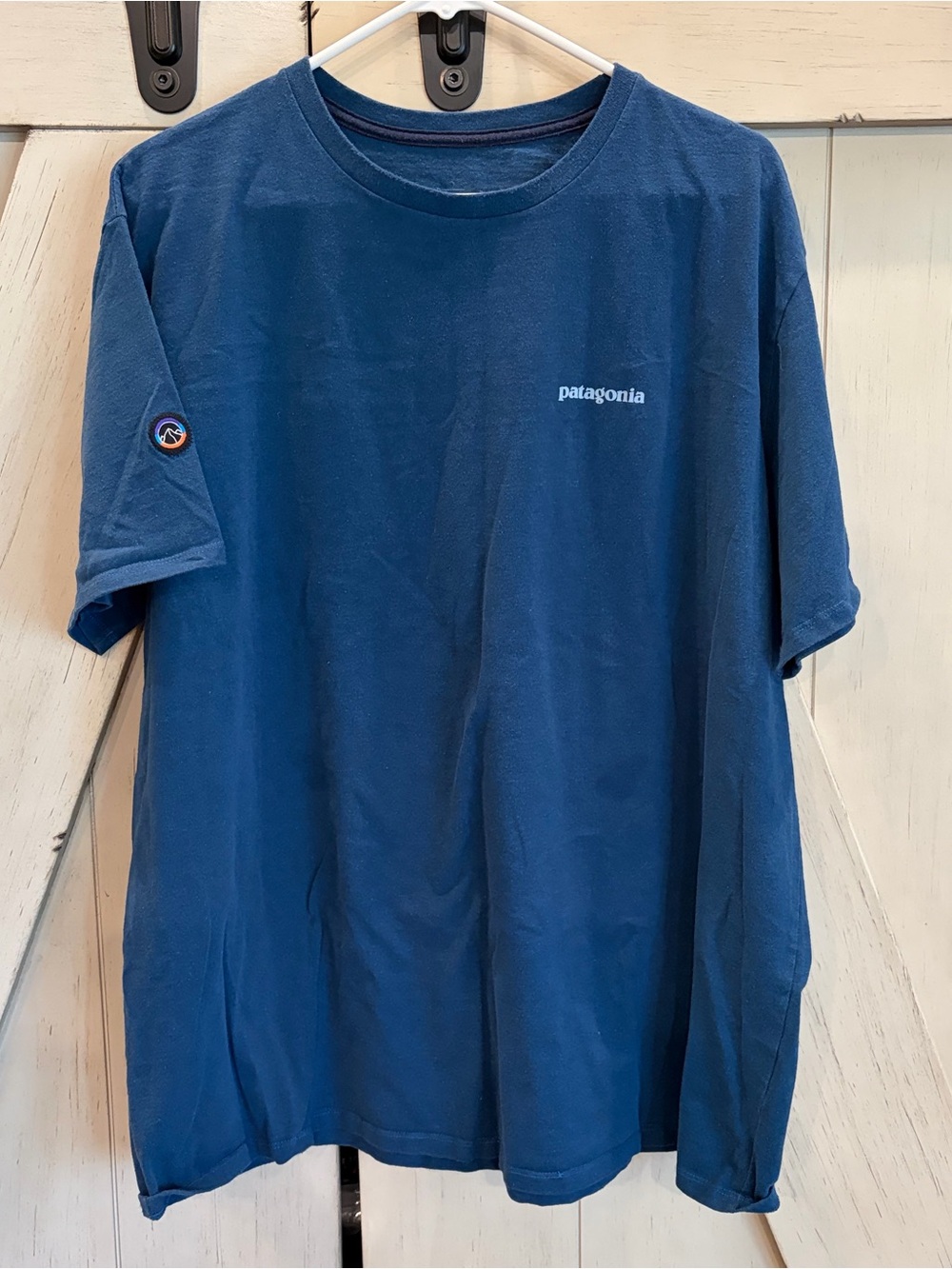 Patagonia Blue Short-Sleeve Logo Tee  Size XXL